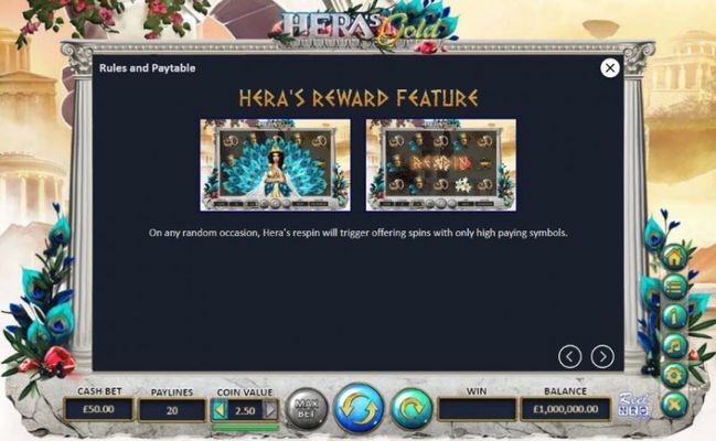 Hera&#039;s Reward Feature