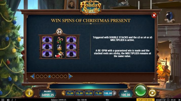 Wins Spins of Christmas Present