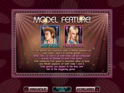 model feature game rules
