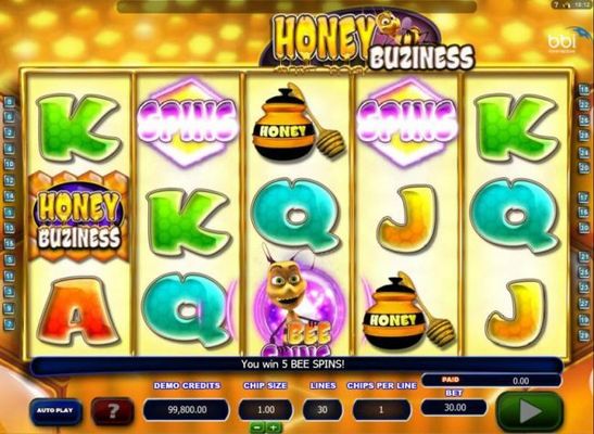 Free Spins feature triggered by scatter symbols on reels 2, 3 and 4.