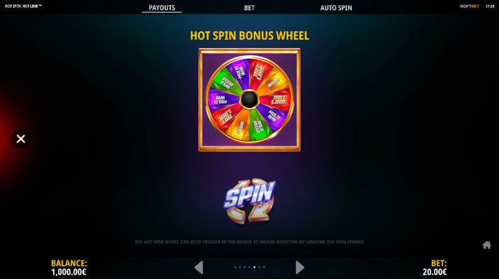 Hot Spin Bonus Wheel