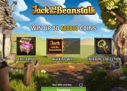 game features - win up to 600000 coins, free spins, walking wild and treasure collection