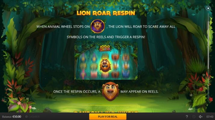 Lion Roar Respin Feature