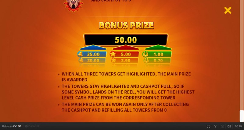 Bonus Prize
