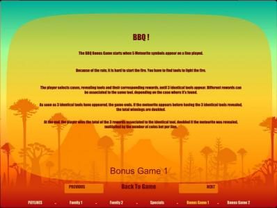 BBQ bonus game rules
