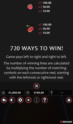 720 Ways to Win
