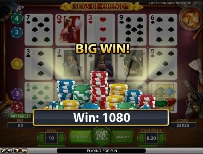 Bonus feature big win 1080 coin jackpot