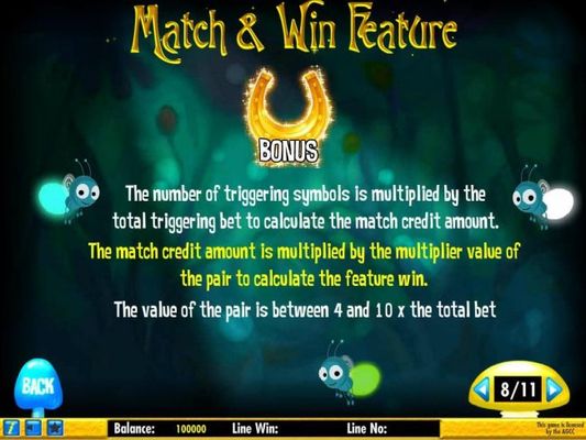 Match and Win Feature Rules - Continued