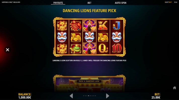 Dancing Lion Feature Pick