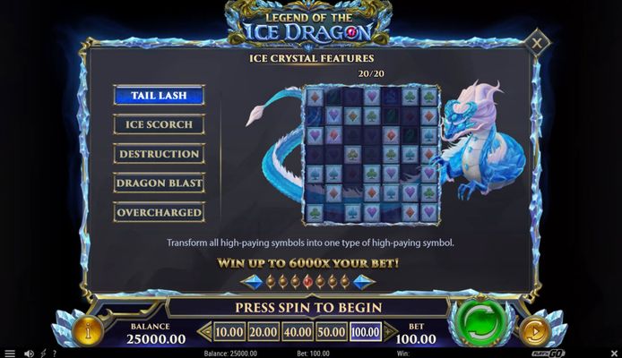 Ice Crystal Features