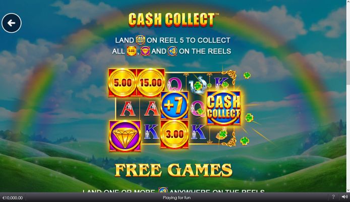 Cash Collect Feature