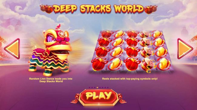 Deep Stacks World - Reels stacked with top-paying symbols only.