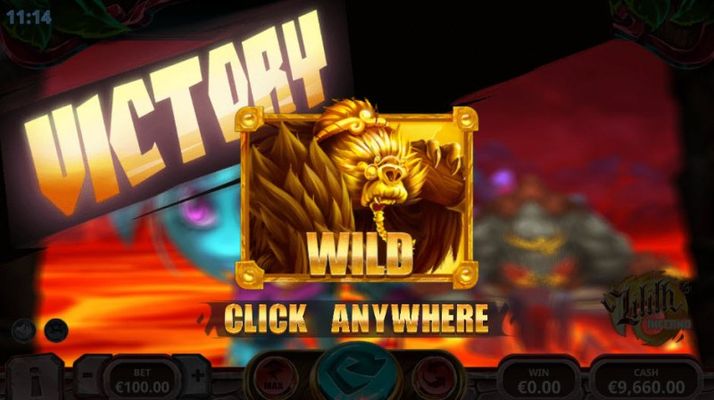 Defeated boss wild symbols added to remaining free spins