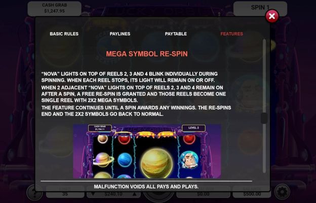Mega Symbol Re-Spin