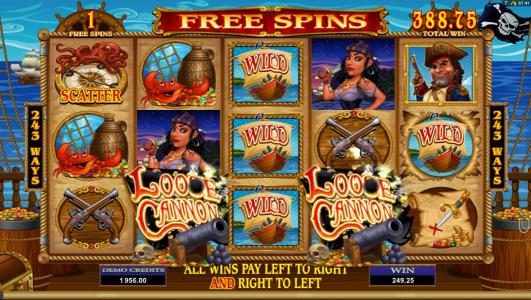 stacked wild triggers a $249 payout during the free spins feature