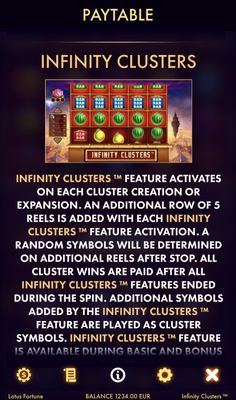 Infinity Clusters
