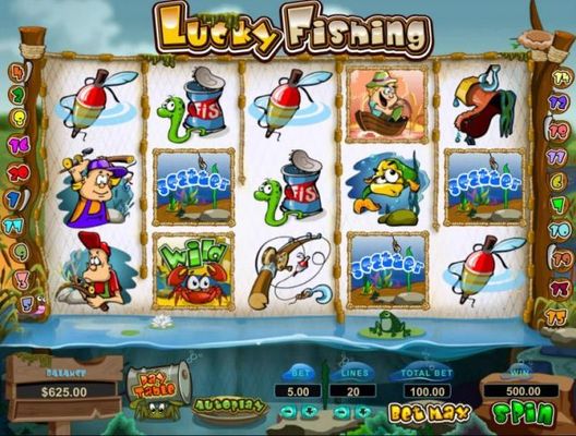 Three tropical fish scatter symbols anywhere on the reels pays out a bonus equal to 5x, 25x or even 100 times your total bet.