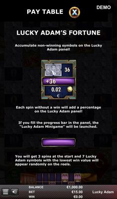 Lucky Adam&#039;s Fortune