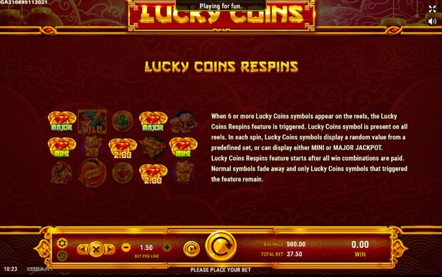 Lucky Coins Respins