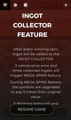 Ingot Collector Feature