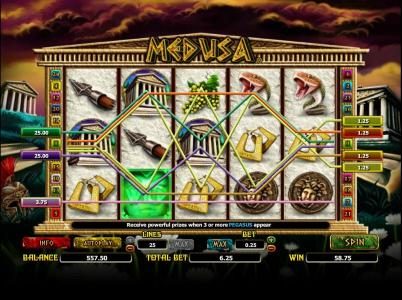 multiline win triggers 58 coin jackpot