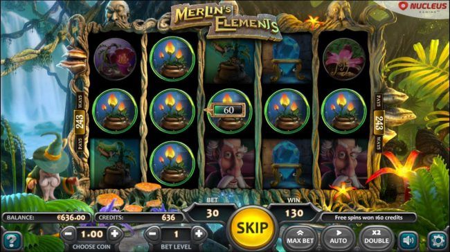 Multiple winning paylines triggered during the free spins bonus feature