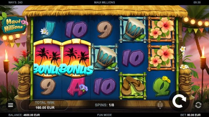 Two or more scatters awards extra free spins
