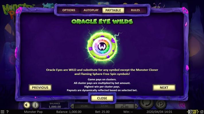 Oracle Eye Wilds