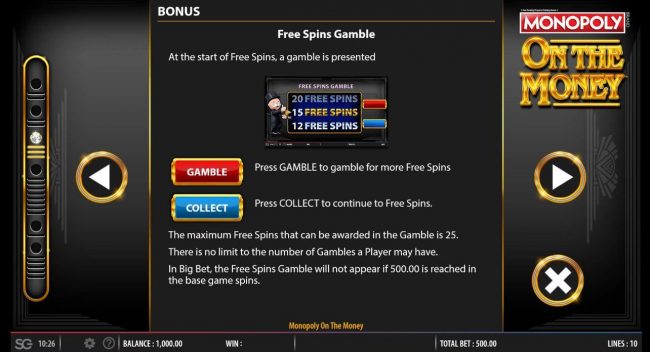 Free Spins Gamble Feature Rules