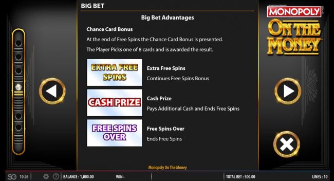 Chance Card Bonus Rules