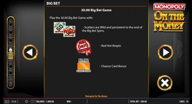 30 Big Bet Game Rules