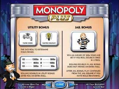 utility bonus and jail bonus