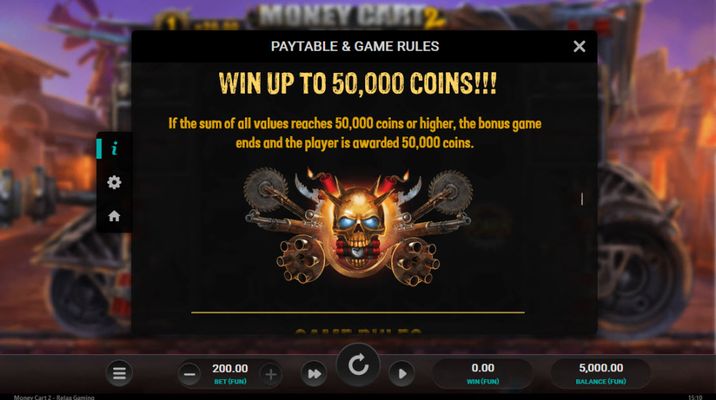 Win up to 50,000 coins