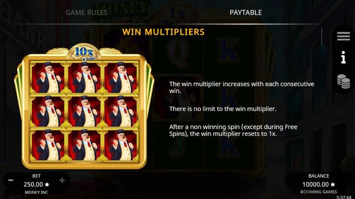 Win Multipliers