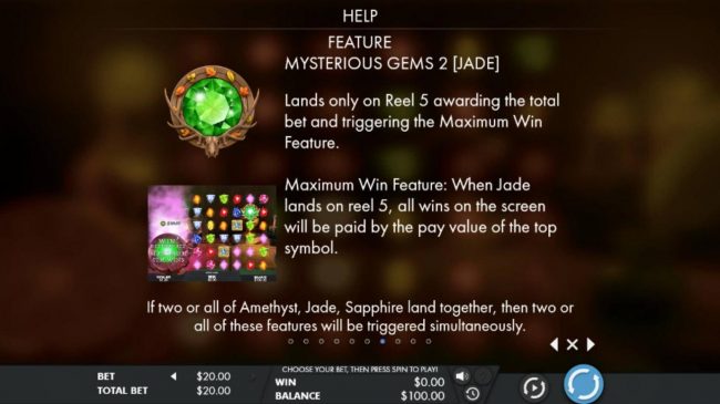 Jade Mysterious Gems Rules