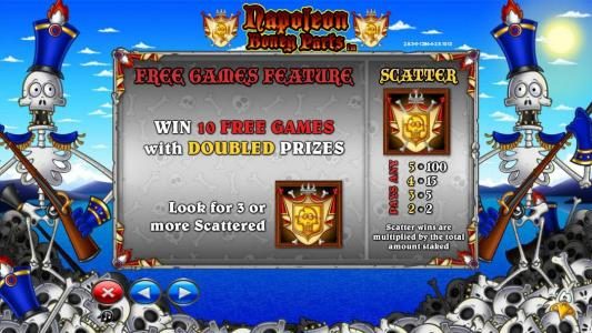 free games feature and scatter symbols pays