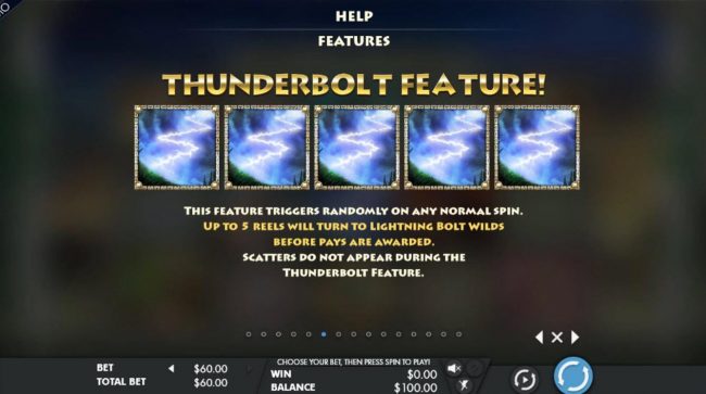 Thunderbolt Feature is randomly triggers on any normal spin