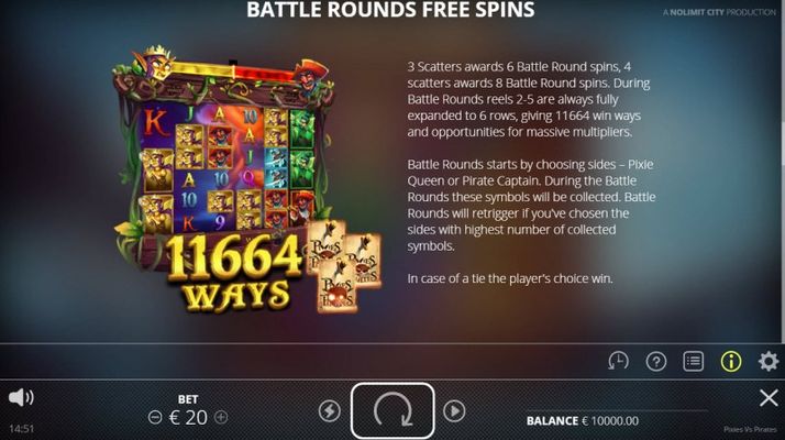 Battle Rounds Free Spins