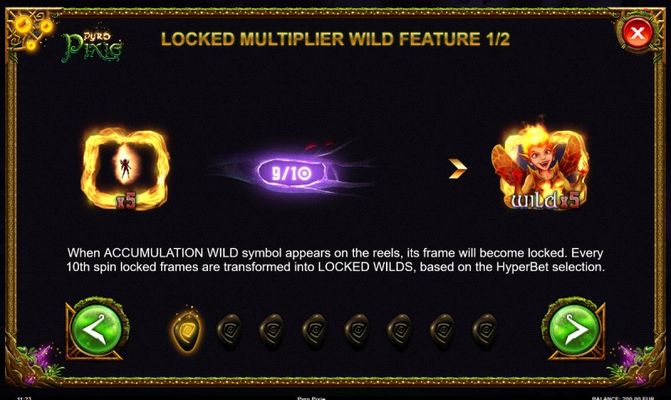 Locked Multiplier Wild Feature