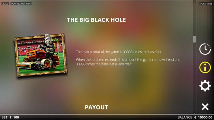 The Big Black Hole Feature