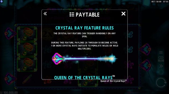 Crystal Ray Feature