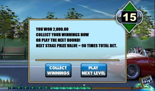 we won 2000 coins after completeing two bonus game levels
