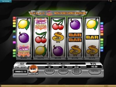 10 free spins awarded on reels 1 and 2