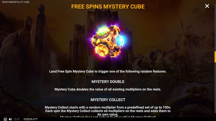 Free Spins Mystery Cube