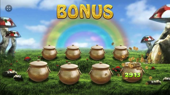 Pick pots of gold for a chance to win a prize
