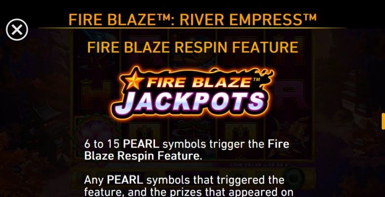 Fire Blaze Respin Feature