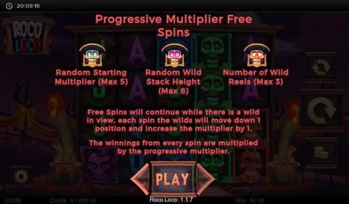 Free Spins Progressive Multiplier