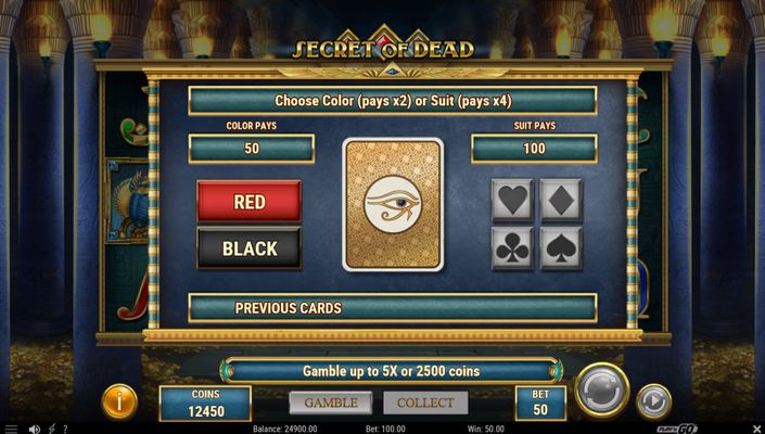 Gamble Feature Gameboard
