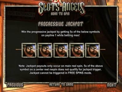 progressive jackpot game rules
