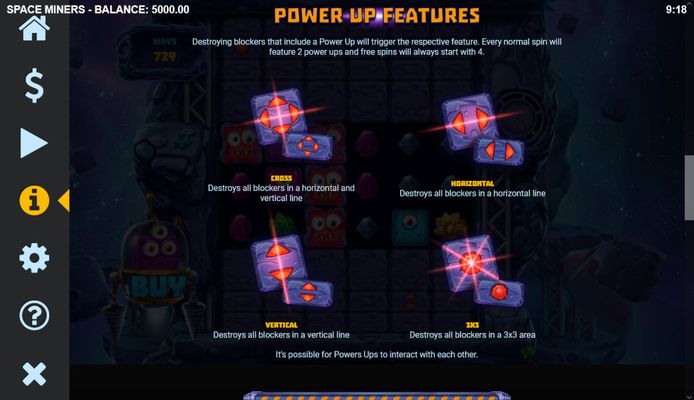 Power Up Feature